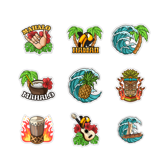 Hawaii Collection Sticker Pack