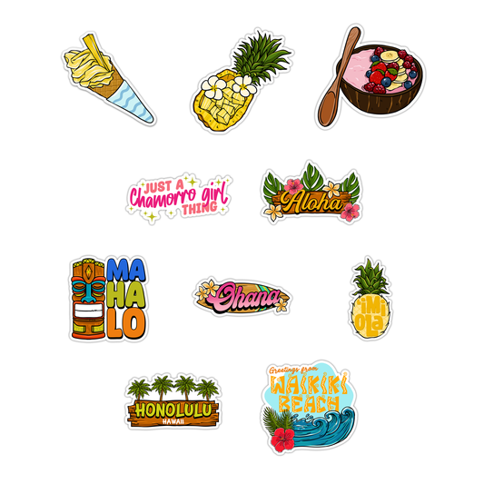 Hawaii Collection Sticker Pack