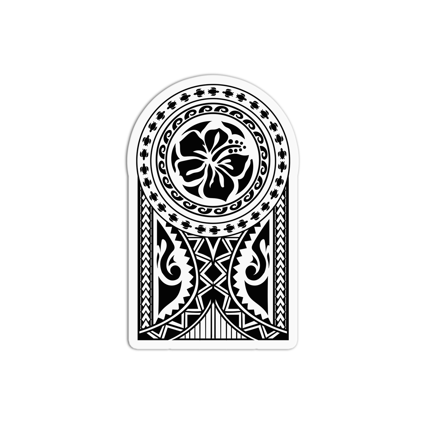 Hawaiian Tribal Sticker