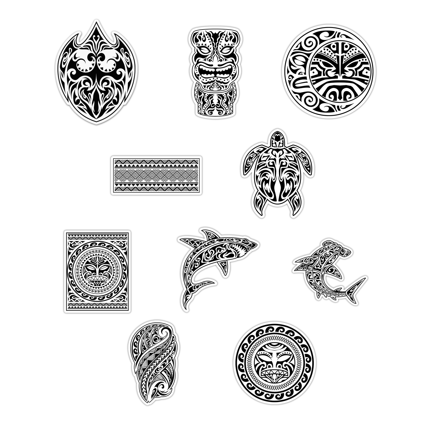 Hawaiian Tribal Collection Sticker Pack