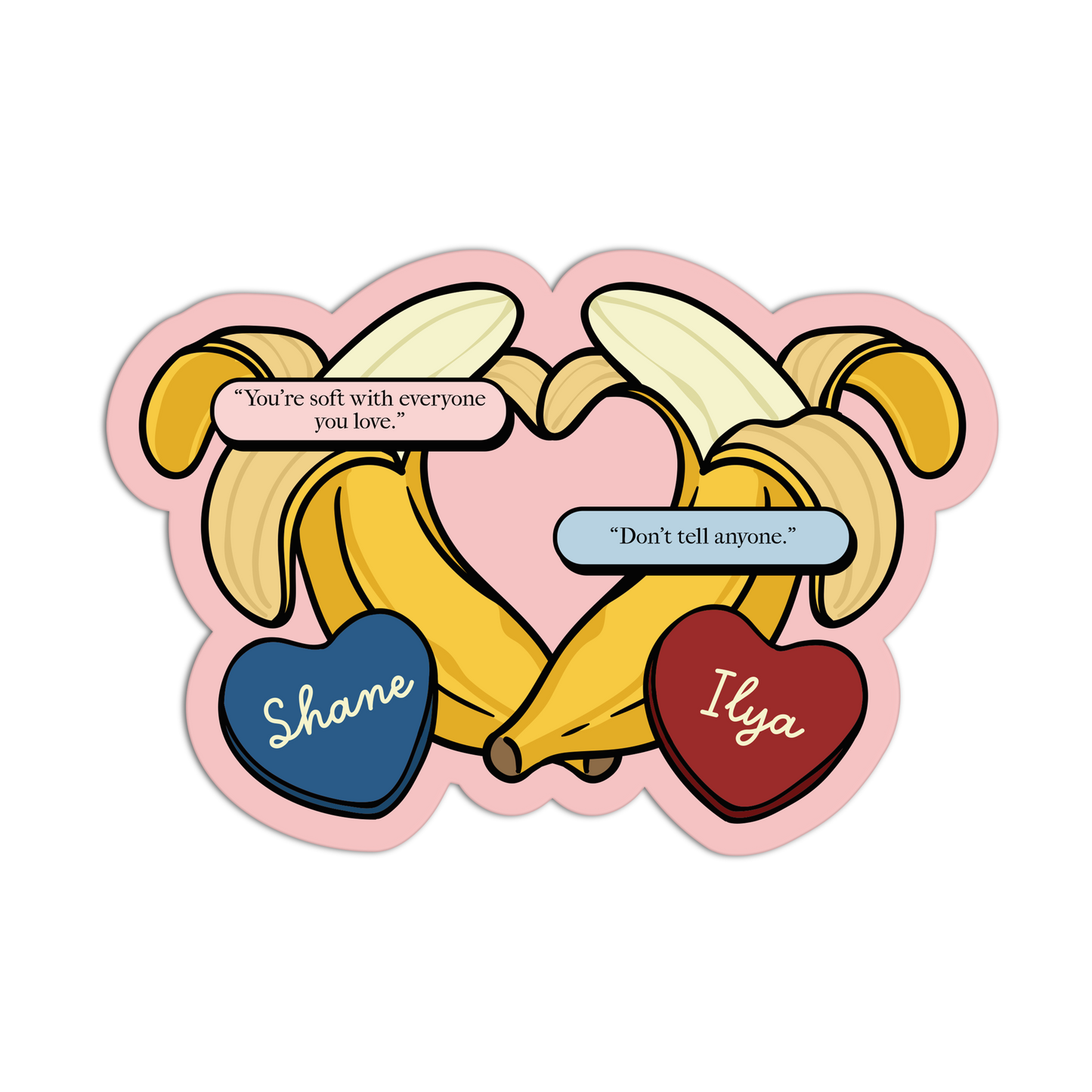 Heated Rivalry "Soft Bananas" Sticker