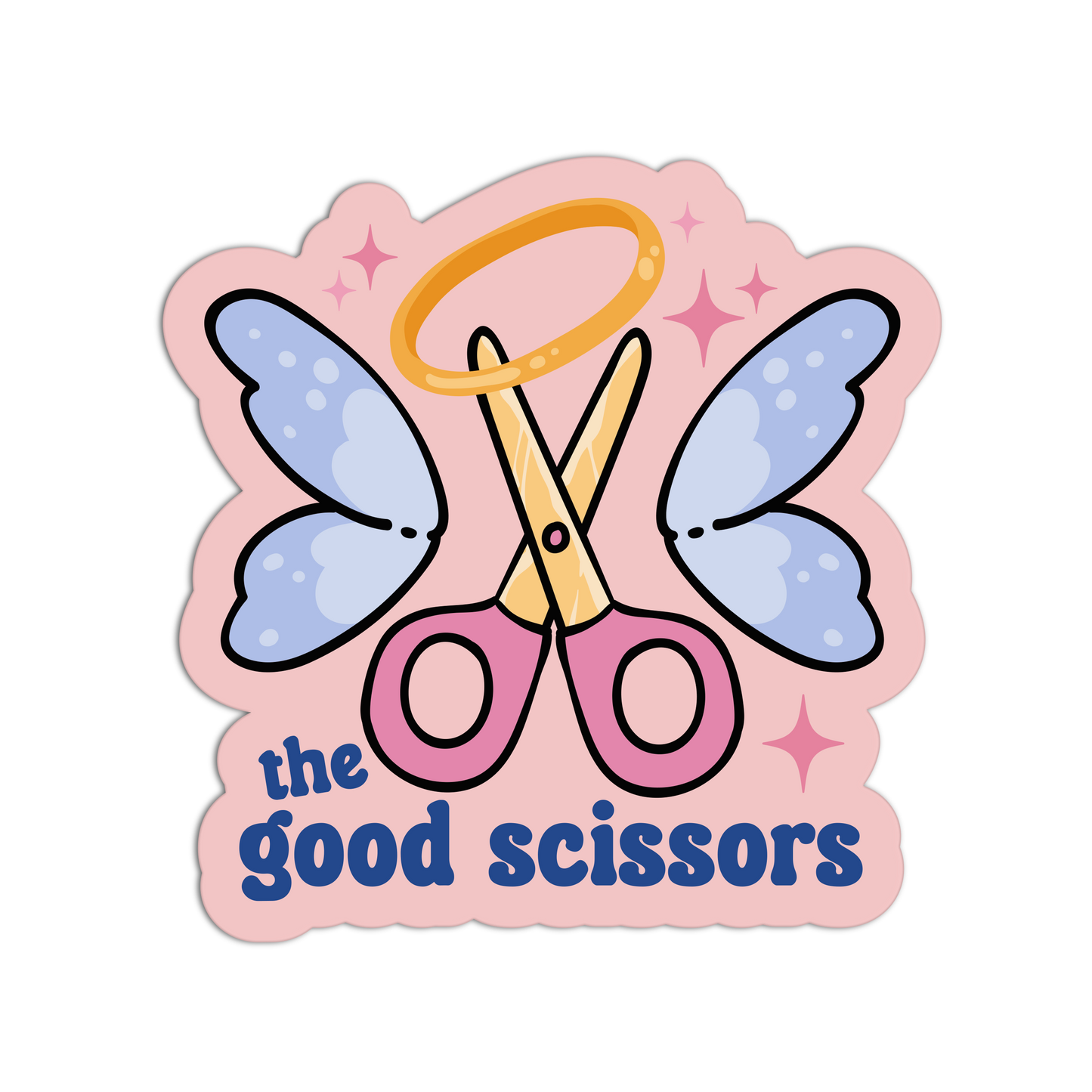 Good Scissors Hoarders Manifesto Sticker