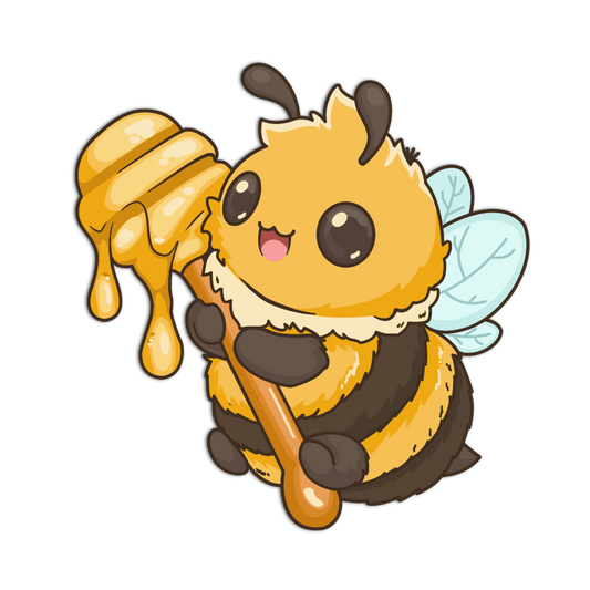 Giant Dipper Bee - Cute Honey Series Sticker