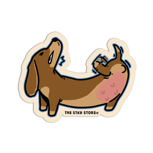 Silly Hot Dog Stickers