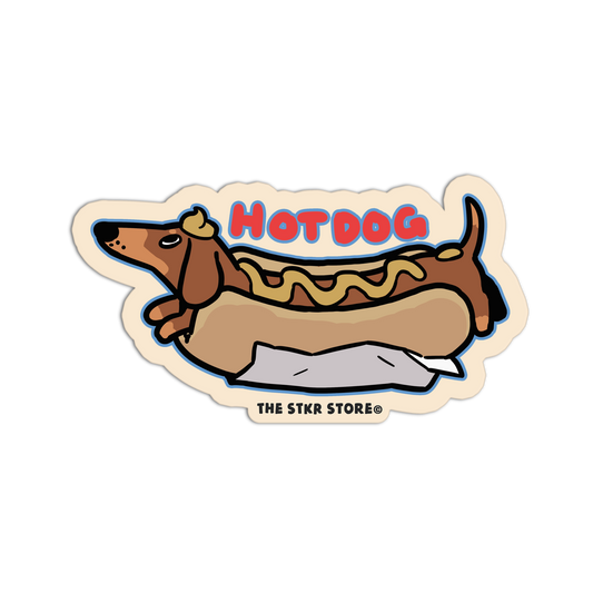 Literal Hot Dog Sticker