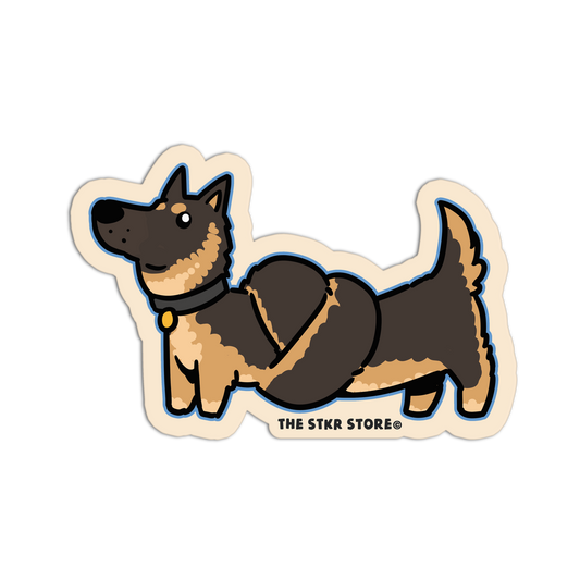 Knot German Shepherd Dog Sticker