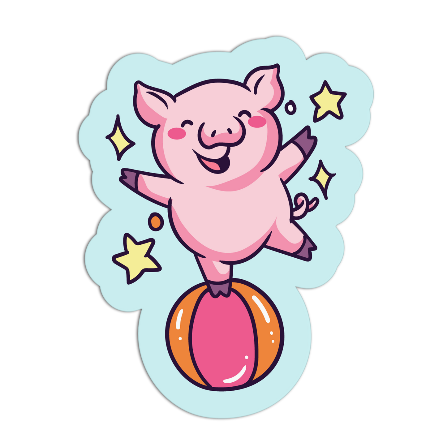 Circus Star Humming It Up Sticker