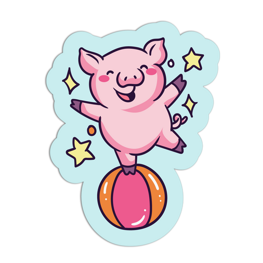 Circus Star Humming It Up Sticker