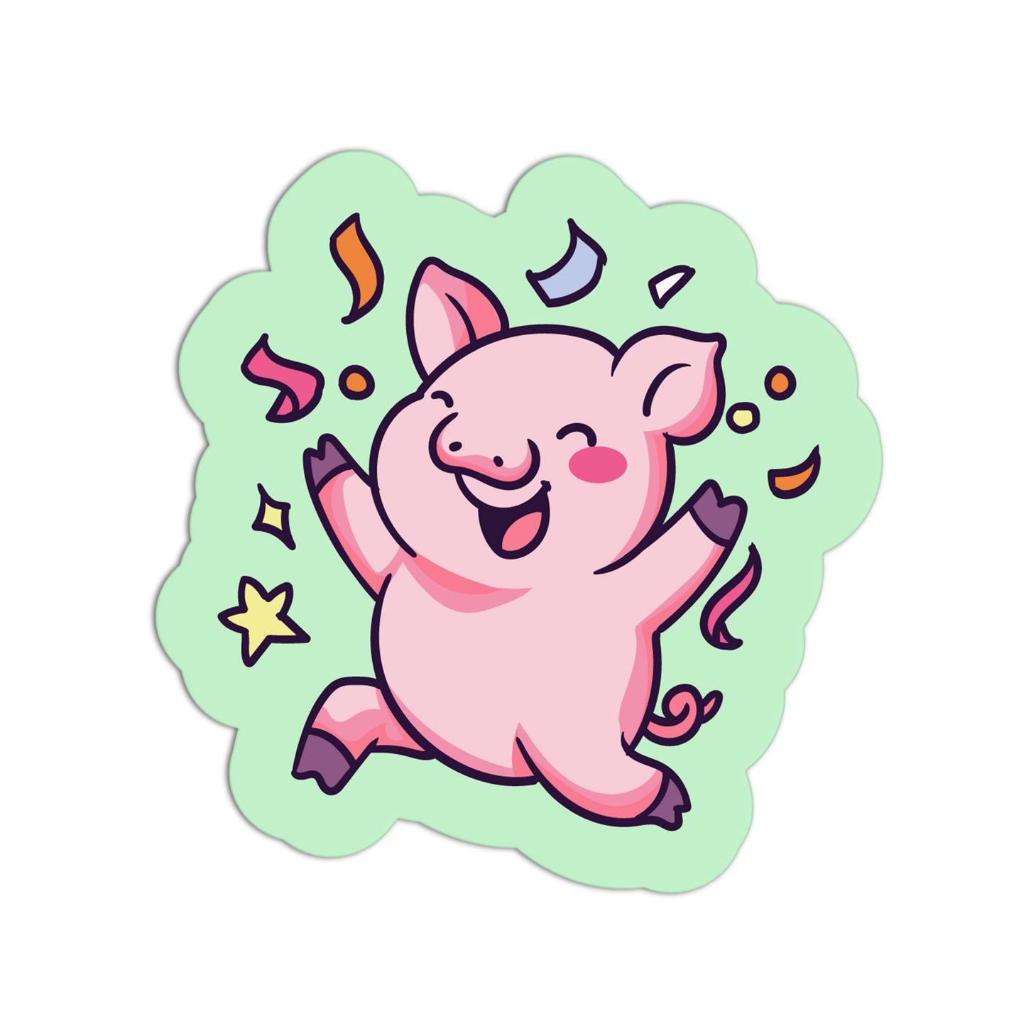 Confetti Cheer Humming It Up Sticker