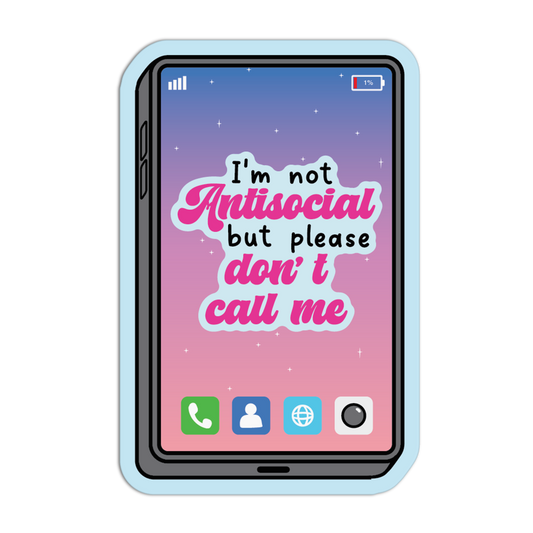 Phone case with a colorful design and text on a white background
