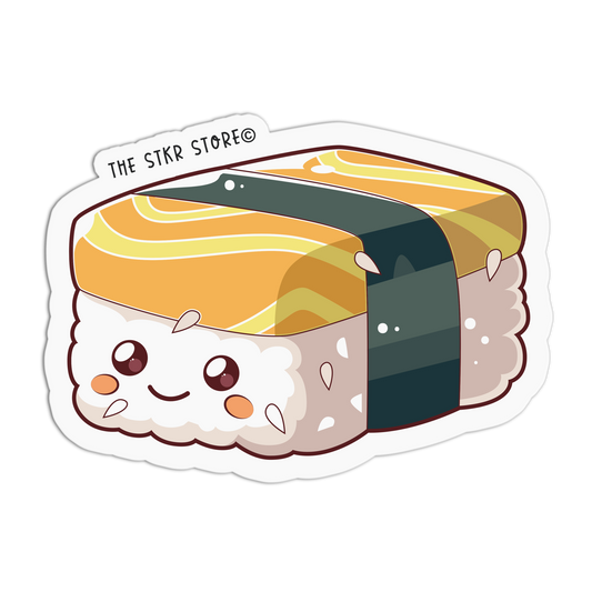 Laughing Salmon Nigiri Japanese Food Stickers