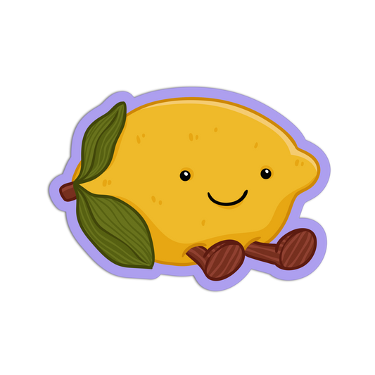 Amuseable Lemon Jelly Cat Toys Sticker
