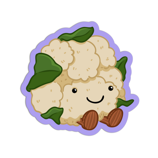 Cauliflower Jelly Cat Toys Sticker