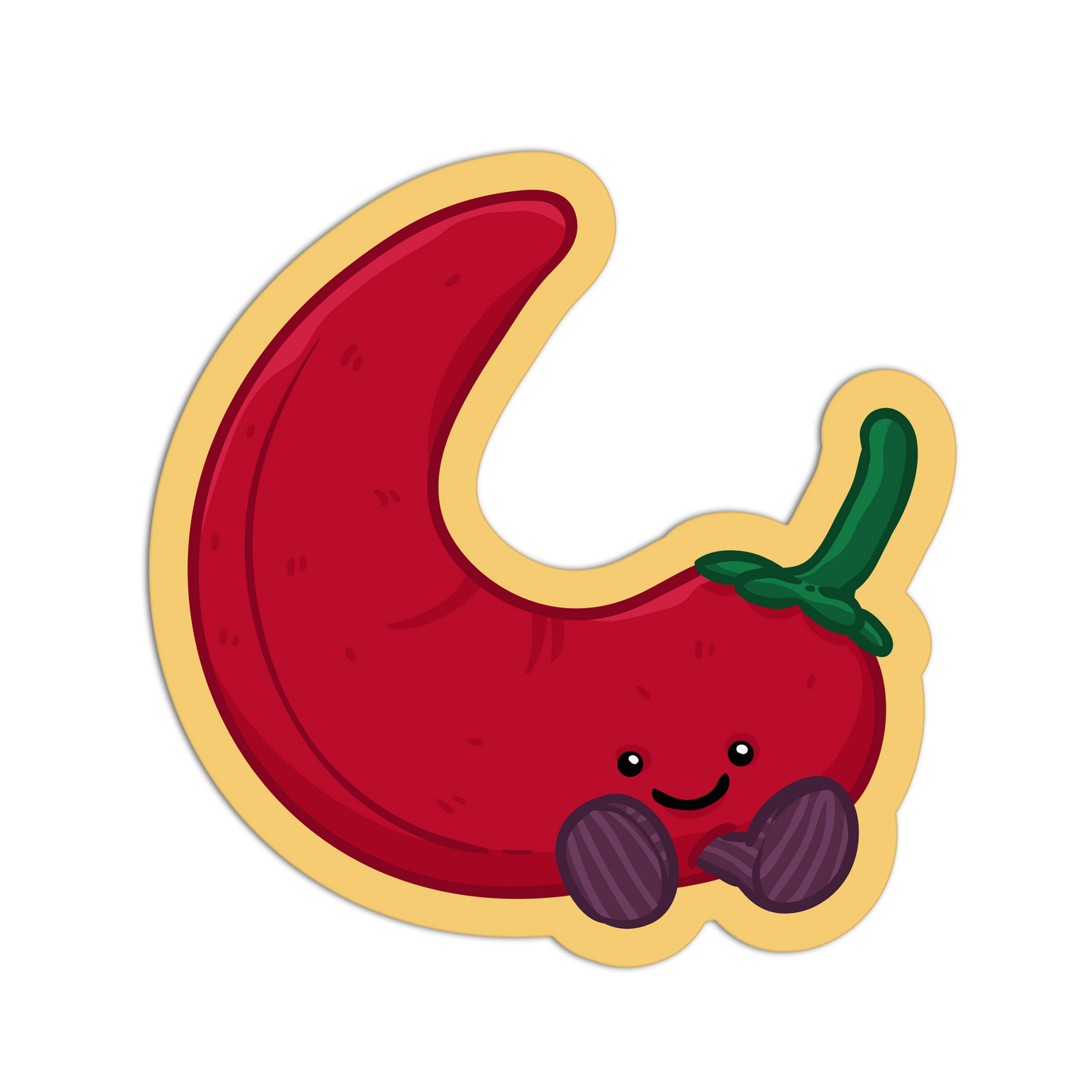 Chilli Pepper  Jelly Cat Toys Sticker