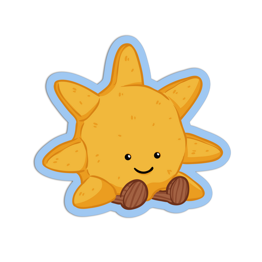 Amuseable Sun Jelly Cat Toys Sticker