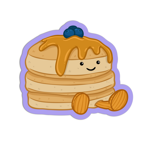 Amuseable Pancakes Jelly Cat Toys Sticker