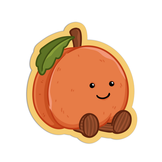 Amuseable Peach Jelly Cat Toys Sticker