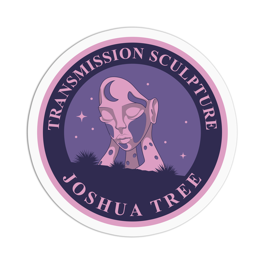 Transmission Sculpture Tavel Series_Joshua Tree Sticker