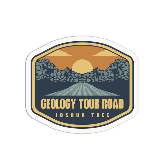 Geology Tour Road Tavel Series_Joshua Tree Sticker