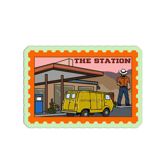 The Station Joshua Tree Sticker