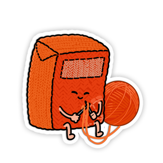 Cozy Knitted Juice - Juice Box Stickers