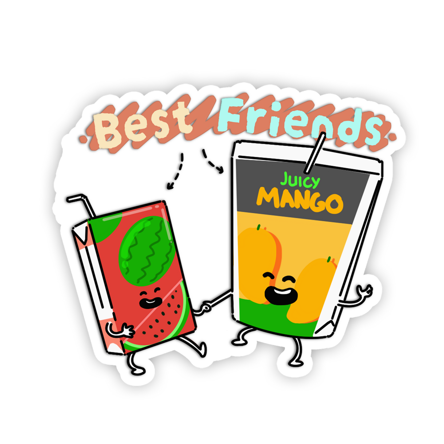 Best Friends Juice - Juice Box Stickers
