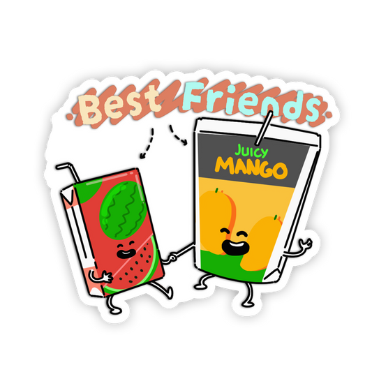 Best Friends Juice - Juice Box Stickers