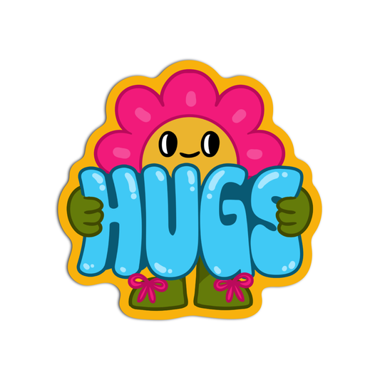 Hugs Cute Sticker