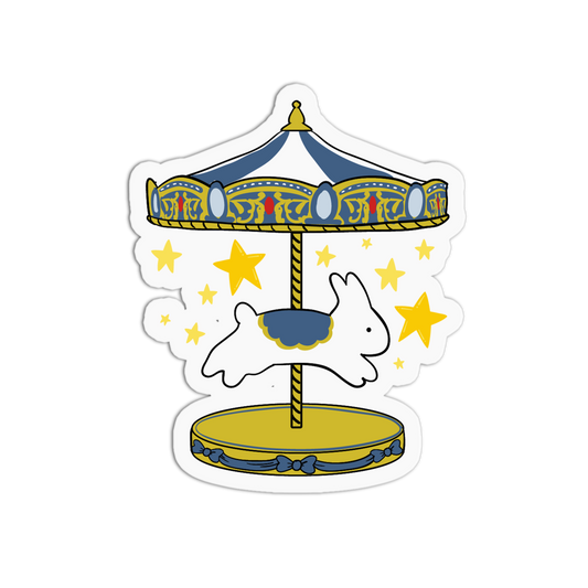 Carousel Bunny Laufey Sticker
