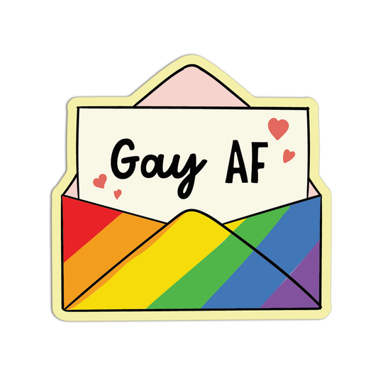 Gay AF LGBT Sticker