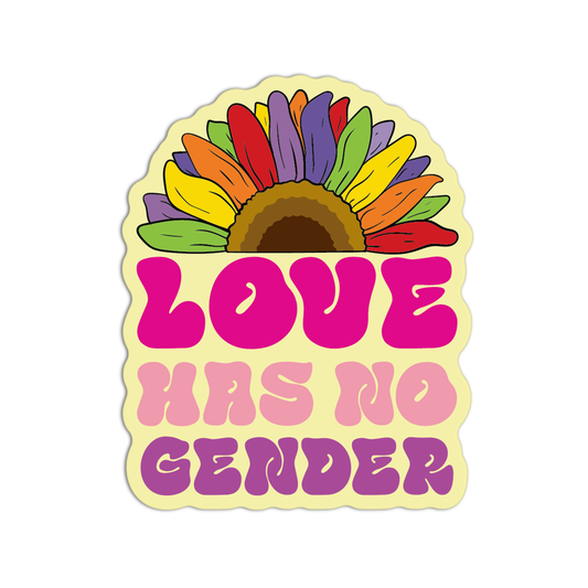 Love Has No Gender LGBT Sticker