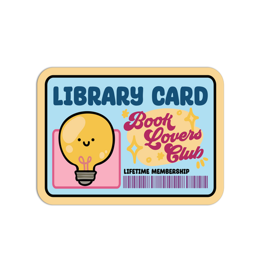 Lifetime Membership Library Sticker