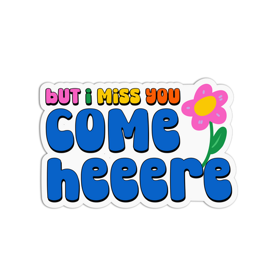 Miss You Mushie Love Me Not Stickers