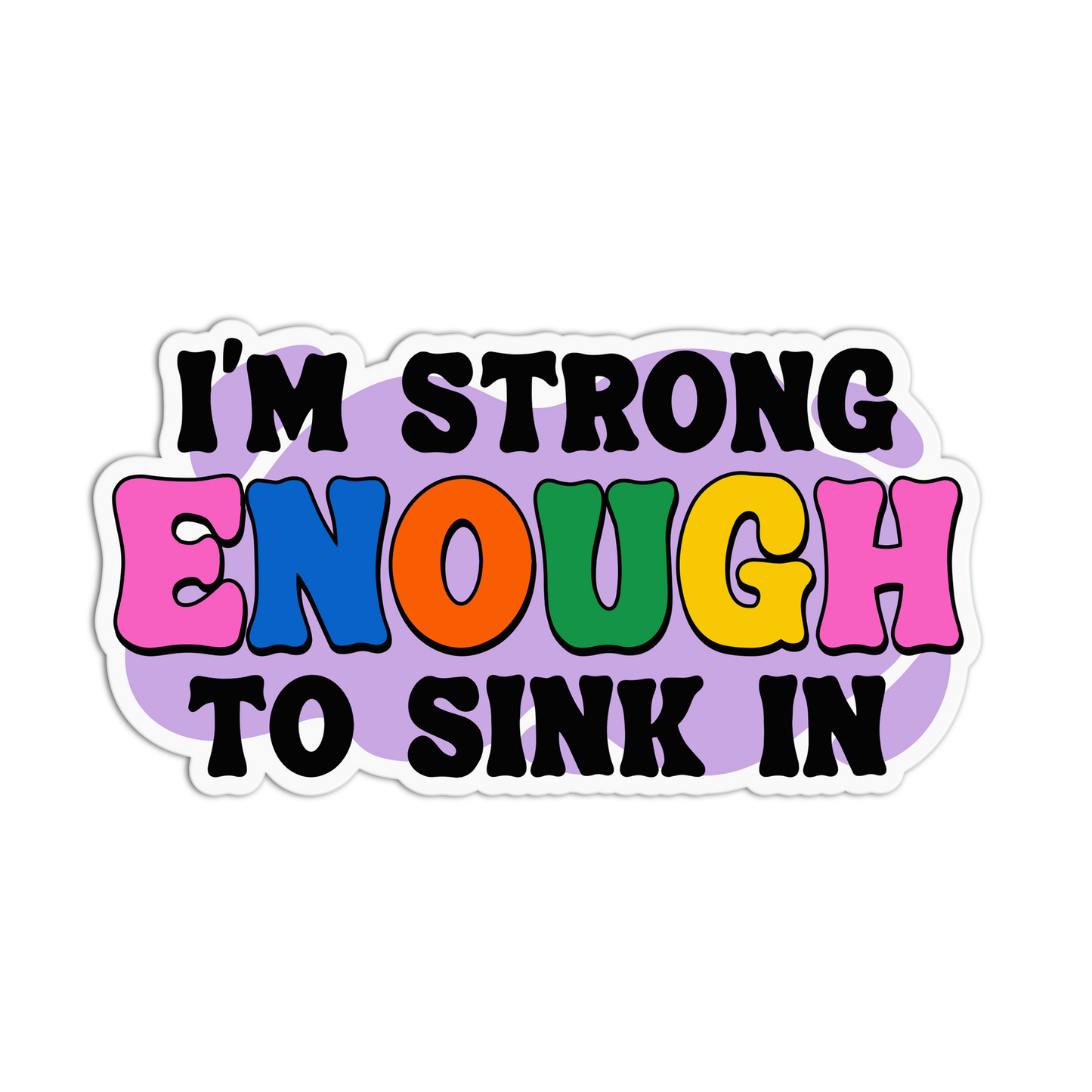 Sink In Sparkle Love Me Not Stickers