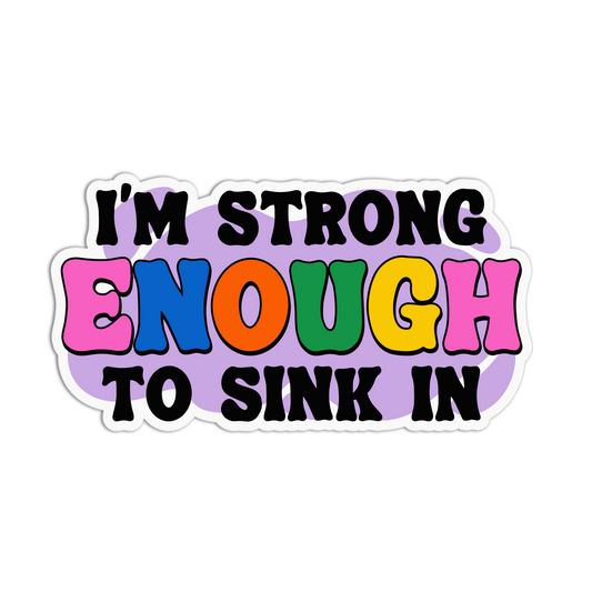 Sink In Sparkle Love Me Not Stickers
