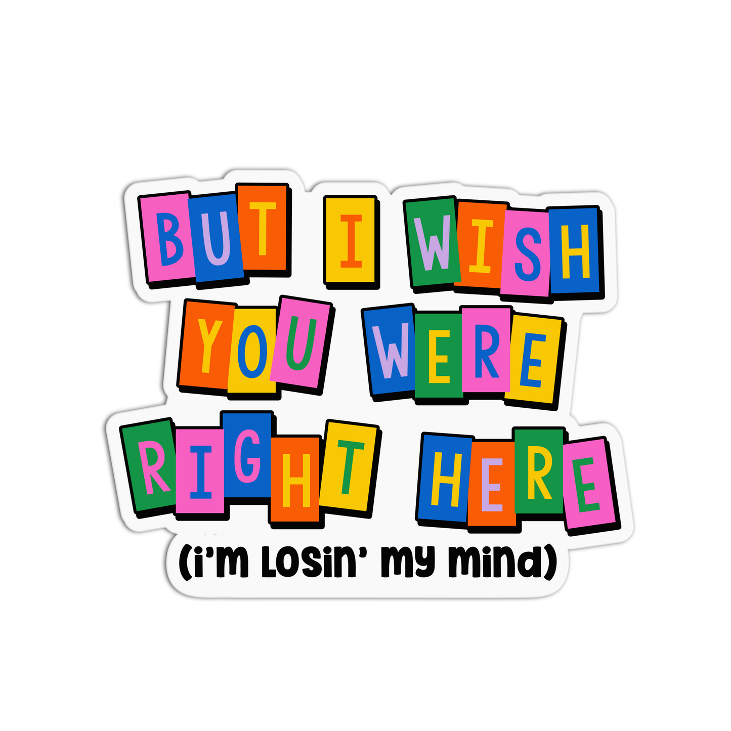 Missing Pieces Love Me Not Stickers