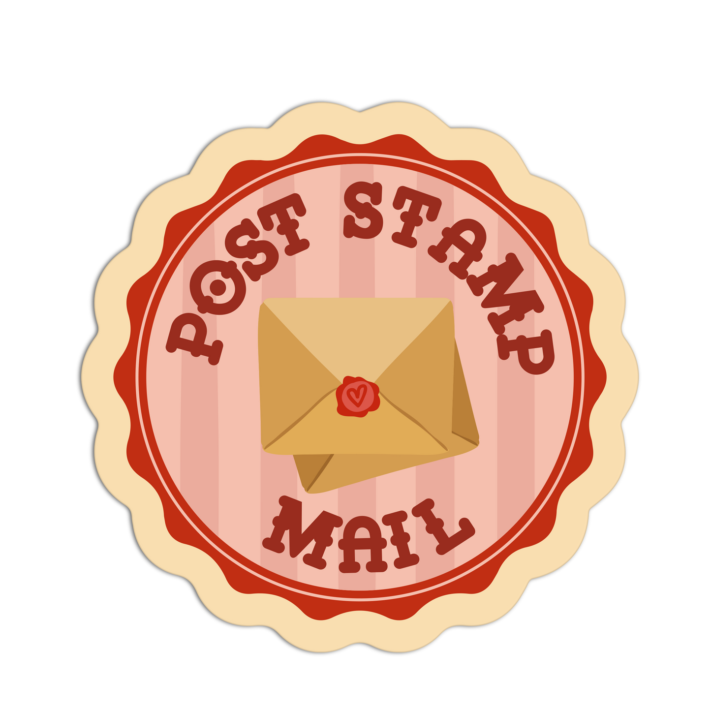 Post Mail Stamp Stickers