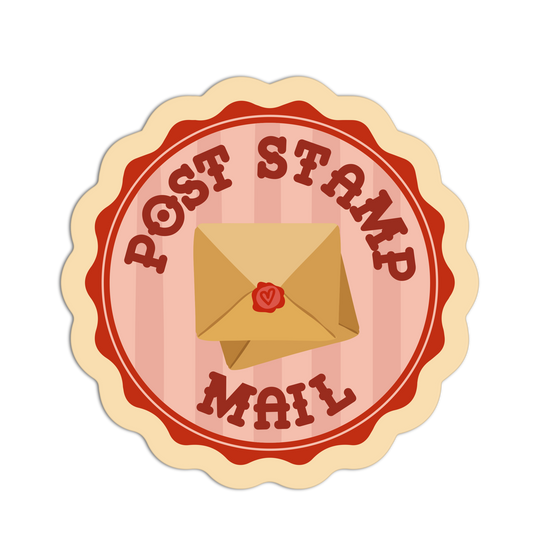 Post Mail Stamp Stickers