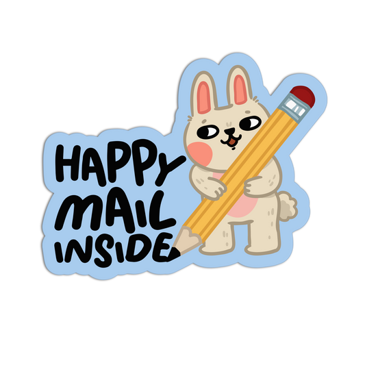 Happy Mail Inside Mail Stamp Stickers