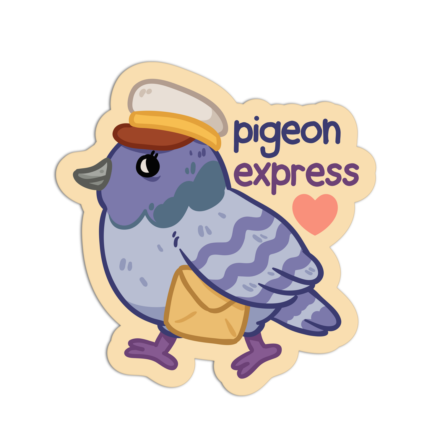 Pigeon Express Mail Stamp Stickers