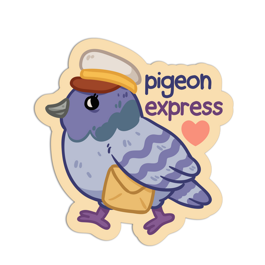 Pigeon Express Mail Stamp Stickers