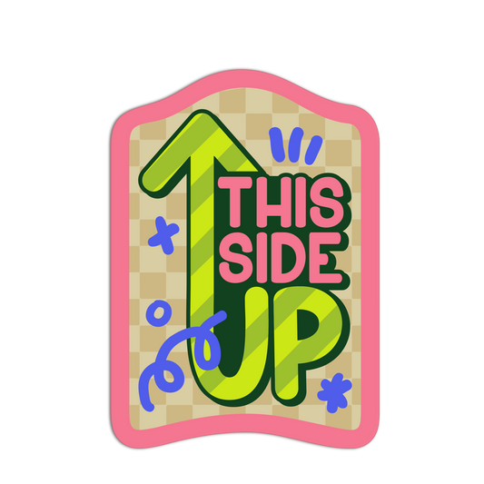 This Side Up Mail Stamp Stickers
