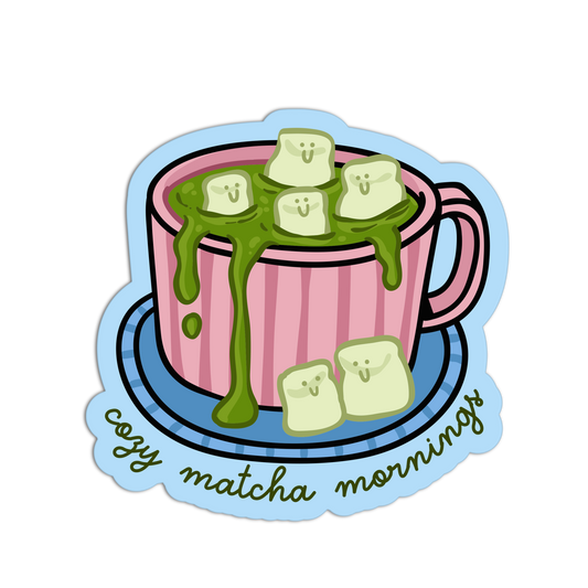 Mallow-Morning Matcha Stickers