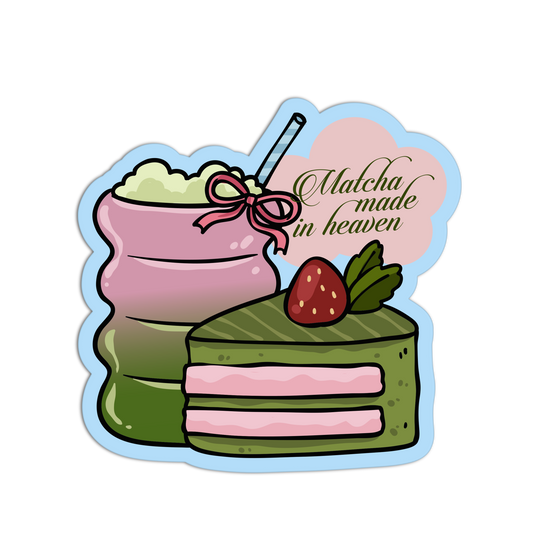 Made in Heaven Matcha Stickers