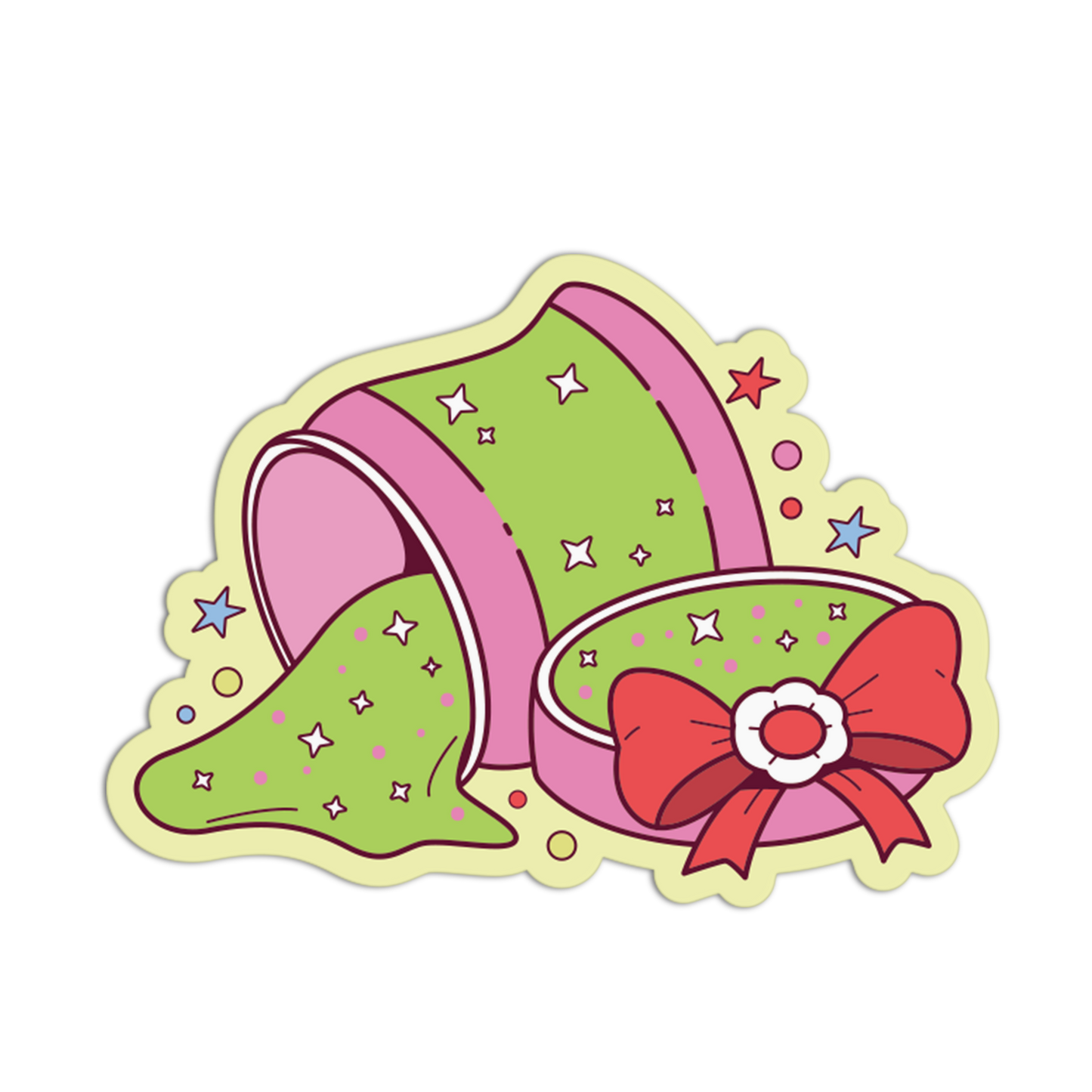 Spilled Powder Matcha Theme Sticker