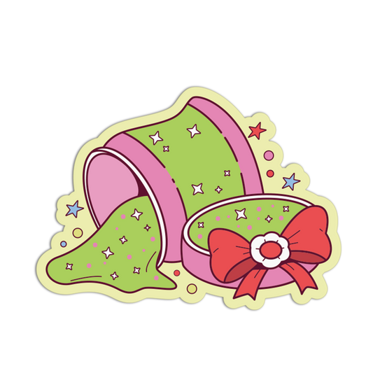 Spilled Powder Matcha Theme Sticker