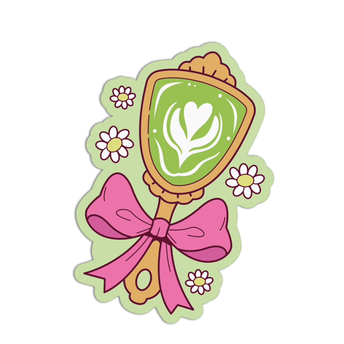 Puppy Bowl Matcha Theme Sticker