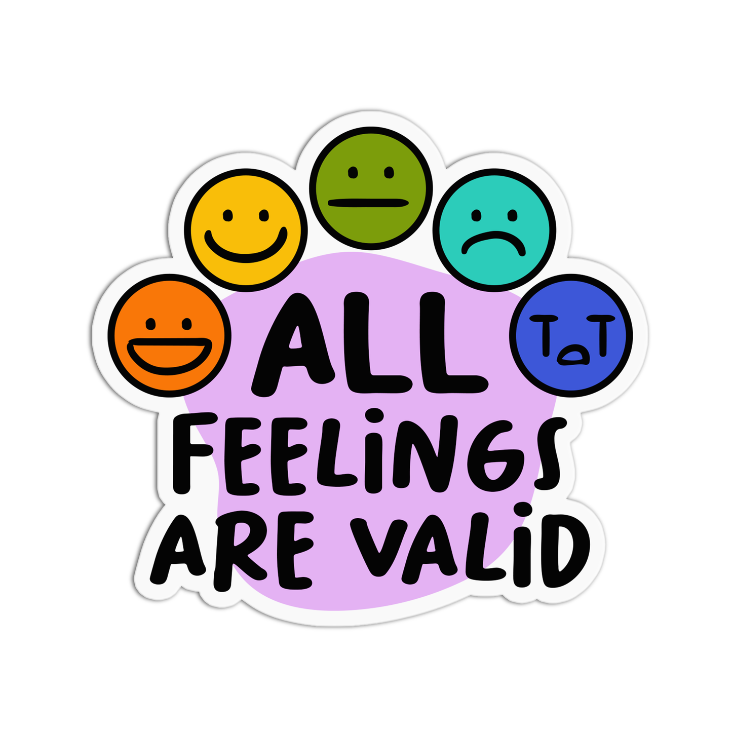 All Feelings Are Valid Sticker