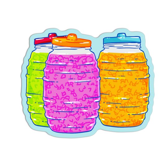 Triple Vitroleros - Mexican Drinks & Snacks Sticker