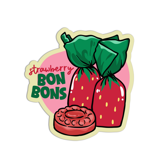 Sweet Berry Bon Bons Mexican Tray Sticker